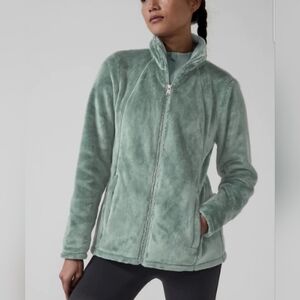 Athleta Size 2xSmall Sage Green Teddy Jacket